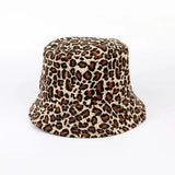 Printed Leopard Bucket Hats