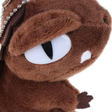 Mini Dinosaur Shape Soft Plush Keychains - Assorted