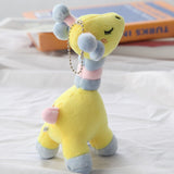 Mini Giraffe Jungle Soft Stuffed Plush Keychains