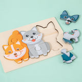 Animal Family Wooden Puzzle