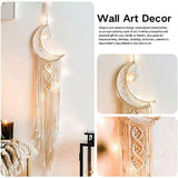 Moon Star Dream Catcher Decor Wall Hanging