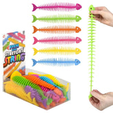 Fishbone Stretchy String Toys In Bulk- Assorted