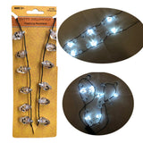 Wholesale Mini Skull Light Up Necklace - Halloween Theme