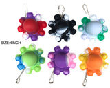 Wholesale Octopus Keychain Reversible Bubble Stress Reliever Toy