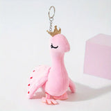Add Some Color to Your Kid's Accessories with Our Beautiful Peacock Soft Plush Keychain Toy