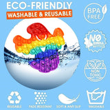 halloween ghost shape pop it fidget toys are washable and reusable