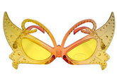 Wholesale AMBER BUTTERFLY PARTY GLASSES