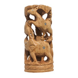 Wooden Animal Statue Decorative Art Piece