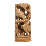 Wooden Animal Statue Decorative Art Piece