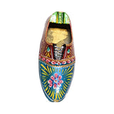 Handprinted Brass Metal Shoe