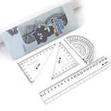 Mathematical Drawing Ruler Set