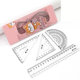 Mathematical Drawing Ruler Set