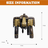 Handcrafted Wooden Elephant Table