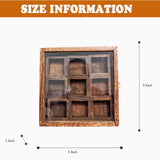 Handcrafted Wooden Spice Box Container