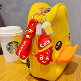 Cola Bottle Toy Doll Keychain Pendant