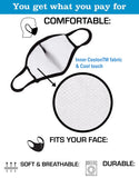 100% Cotton Face Mask 3-Layer