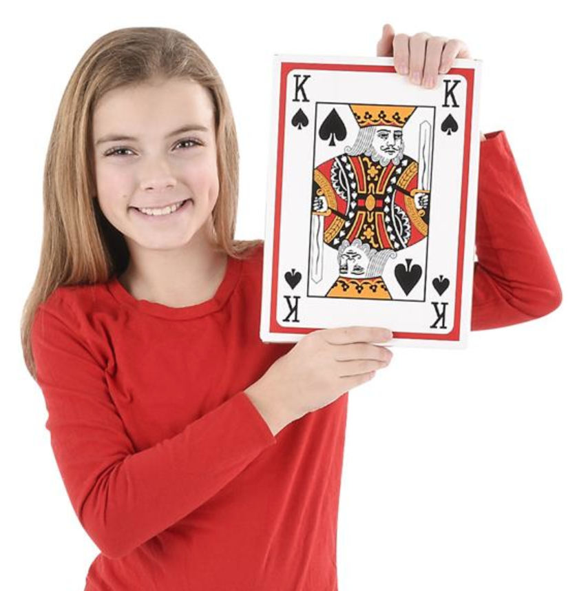 Buy JUMBO POKER CARD DECK 8.5" x 11.5" in Bulk