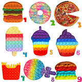 Food Combo Pop it Fidget toys