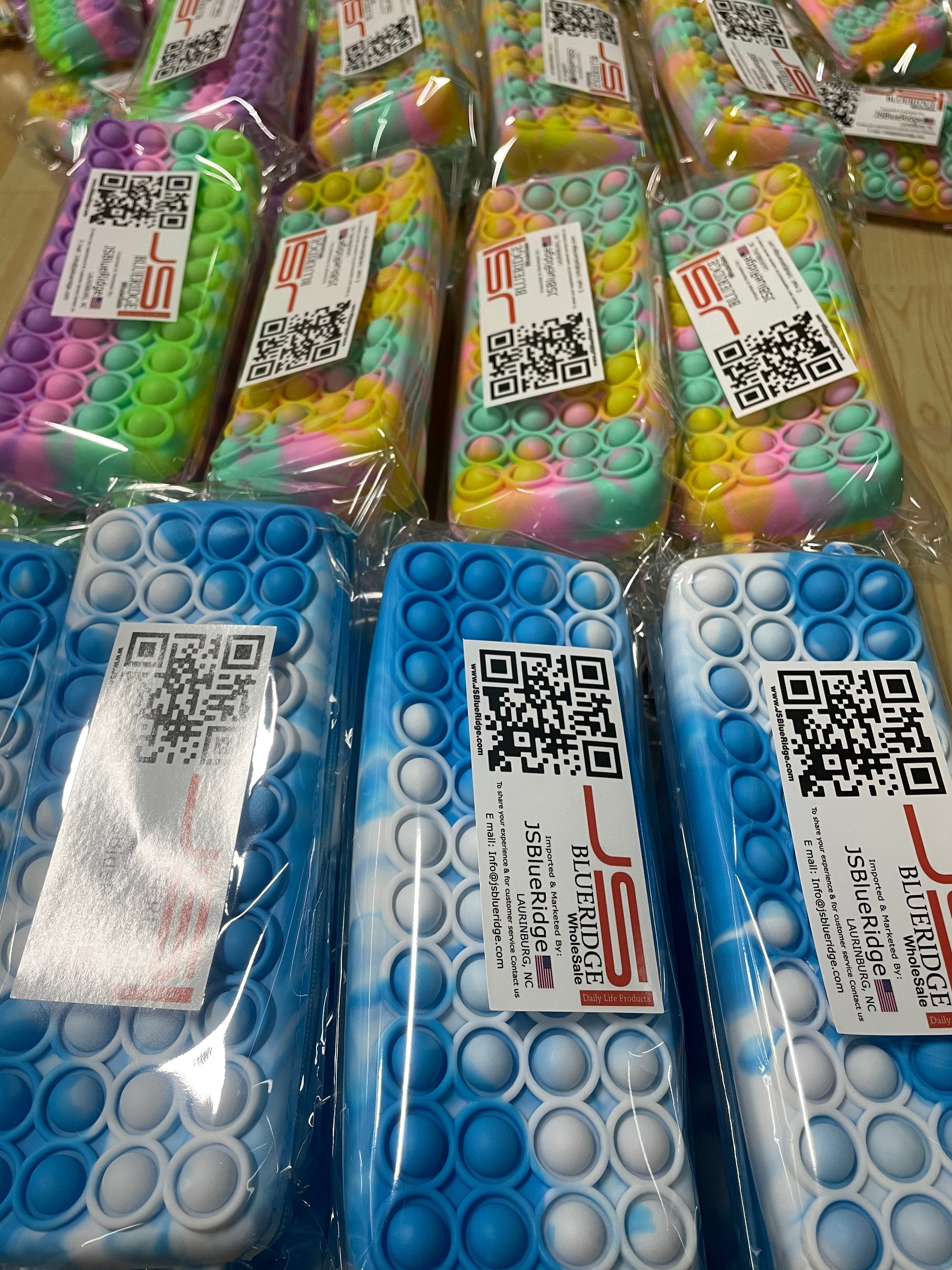 Packing Image Of Pop It Fidget Pencil Case