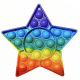 Rainbow Star Pop it Fidget Toy