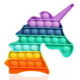 Rainbow Unicorn Pop It Fidget Toy