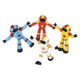 Bendable Crazy Robot Fidget Kids Toy- Assorted