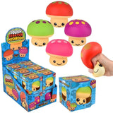 Mushroom Puffer Soft Fidget Squeeze Kids Toy- Assorted