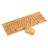 Wireless Bamboo PC Keyboard and Mouse Combo