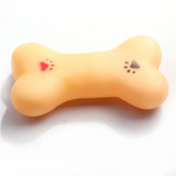 2808GP Resistant To Bite Bone Dog Puppy Molars Rubber Ball Play For Teeth Training Thermal Plastic Rubber Pet Dog Toys