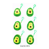 Avocado Printed Stylish Coin Purse Keychains