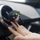 Stainless Steel Leather Car Air Perfume Condition Clip Diffuser