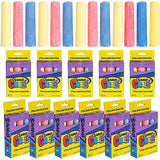 3-Piece Jumbo Sidewalk Chalk (4") – Vibrant, Large, and Fun for Outdoor Art