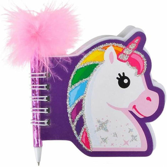 Unicorn Note Pad With Pen (Sold by Dozen)
