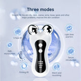 Roller face slimming instrument EMS light therapy