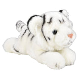 9.5" Heirloom Laying White Tiger Plush – Premium, Soft & Realistic Toy