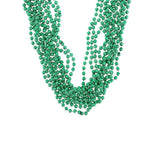 33" 7mm Green Beads - In Bulk