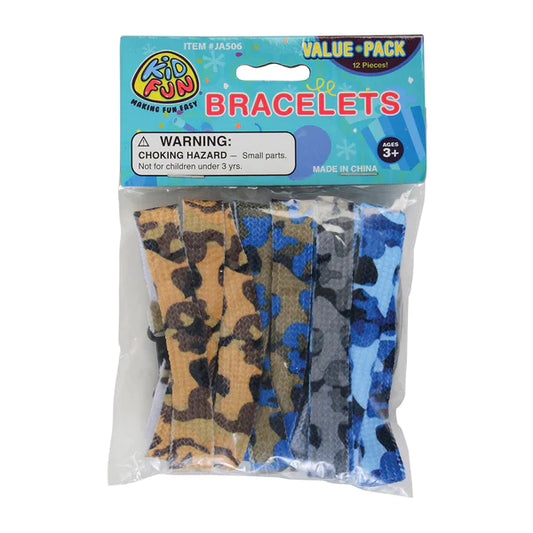 Camouflage Clasp Bracelets In Bulk- Assorted