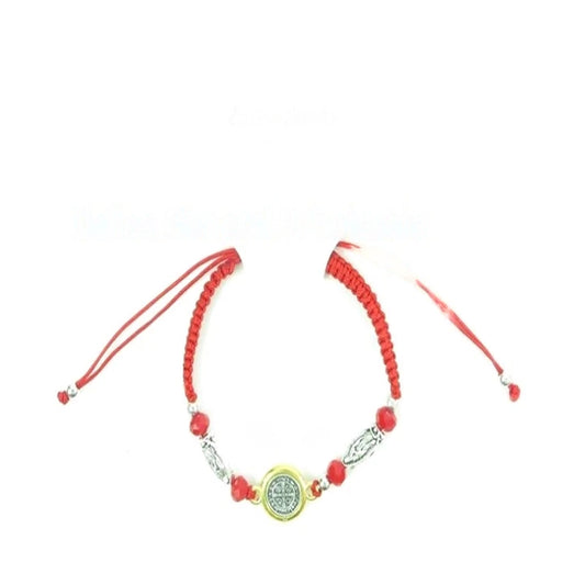 Wholesale Lady Guadalupe Madallion Drawstring Bracelets MOQ -12 pcs
