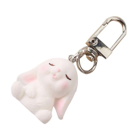 Rabbit Cartoon Bunnies Keychain -(Sold By Dozen =$39.99)