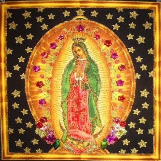 Wholesale Lady Guadalupe Printed Cotton Bandanna