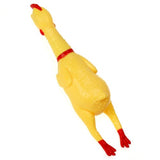 14 Inch Screaming Rubber Chicken - Funny Squeaky Toy