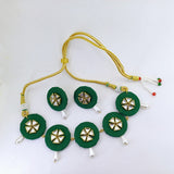 New Thread-Work Necklace & Drop Earrings Set For Women's Party & Ocassion