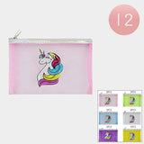 Unicorn Print Mini Mesh Pouch Bags