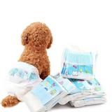 1009GP 10Pcs Disposable Pet Diapers for Teddy Female Leakproof Nappies Super Absorption Dog Diapers Pet Menstrual Physiological Pants