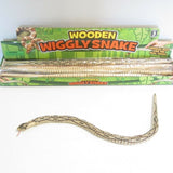 Wholesale New Realistic 20-Inch" Wooden Wiggle Fake Snake (Sold By Piece Or Dozen)