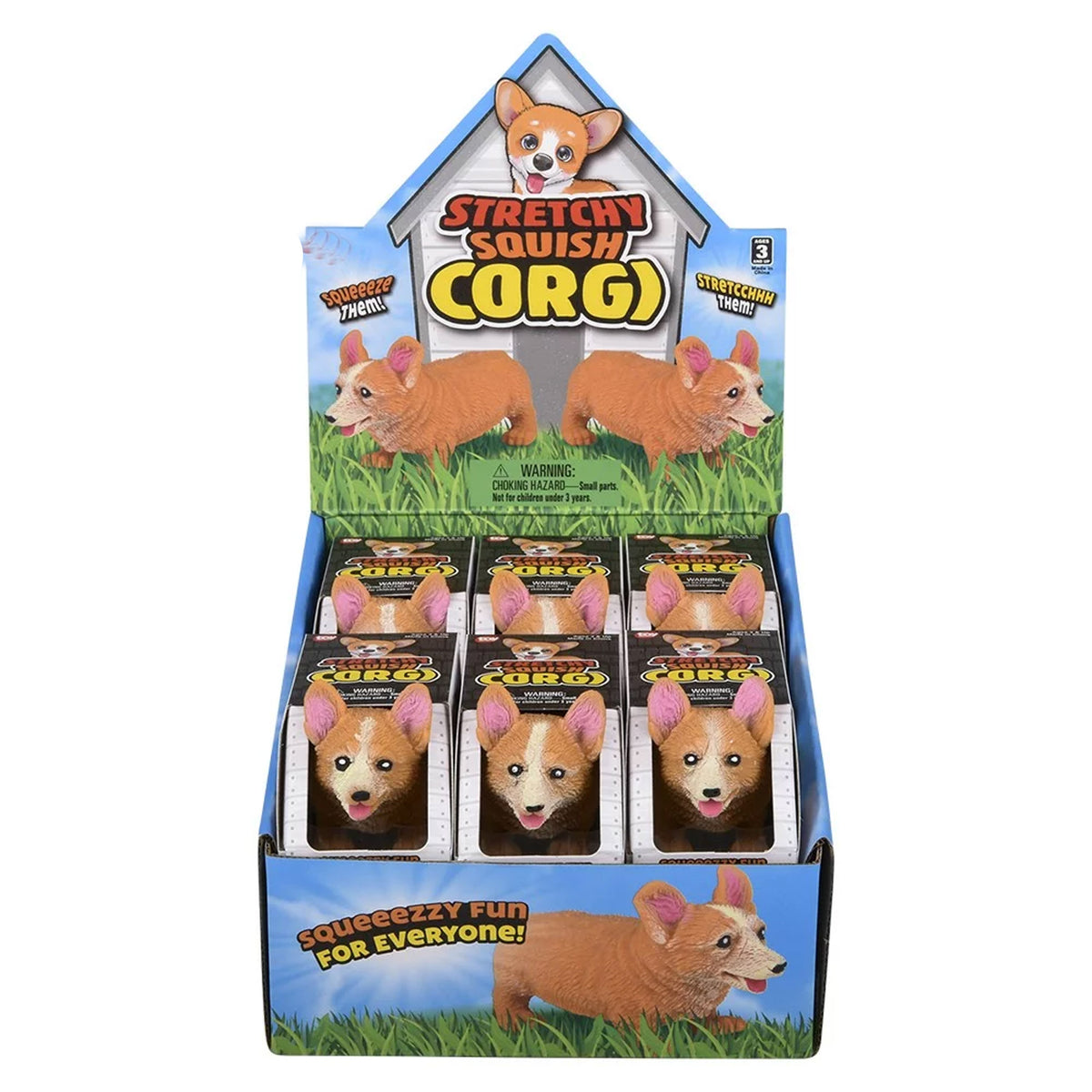Corgi Animal Stretchy & Squishy Toys For Kids In Bulk