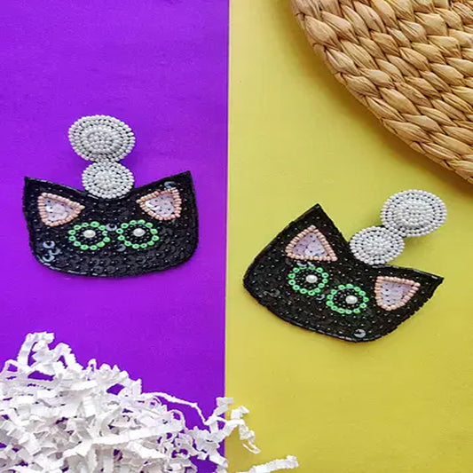 New Cat Style Creative Earrings For Women's In Party & Festival Use