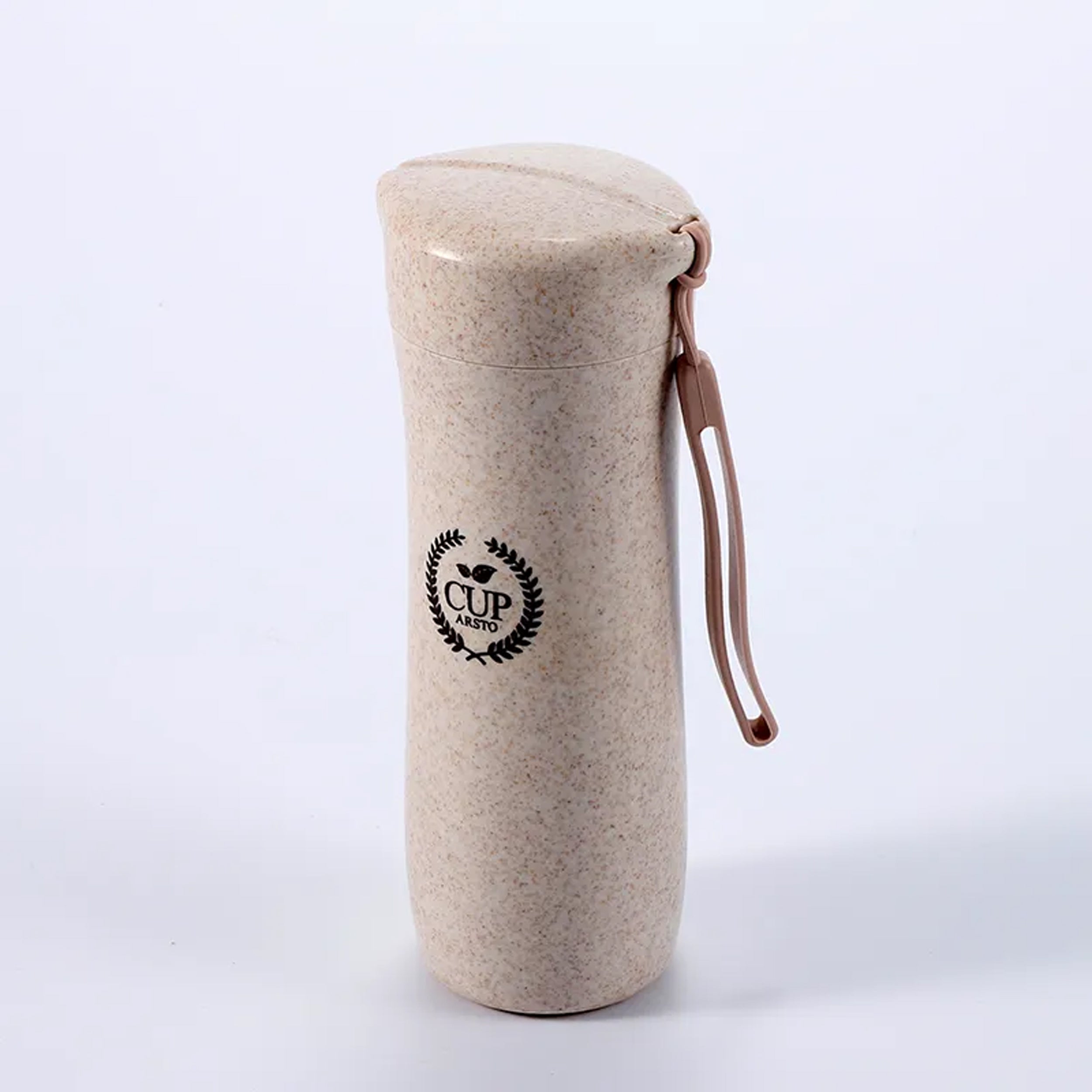 Eco- Friendly Biodegradable Wheat Straw Fiber Bottle Cup
