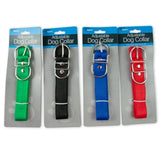 Adjustable Nylon Dog Collar Leash For Pet Use- MOQ 24 Pack