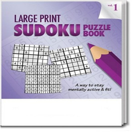 Large Print Sudoku Puzzle Book In Bulk- Assorted